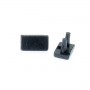 Capsules de terminaison noires pour profilé slim