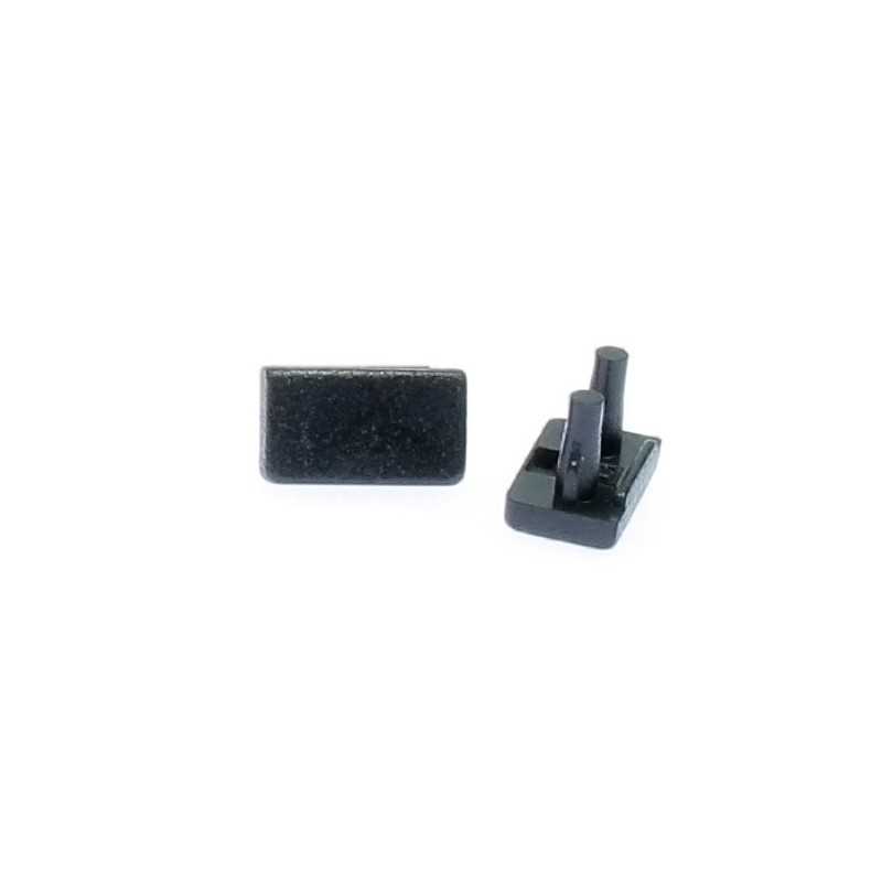 Bouchons de terminaison NOIRS pour profilé LED SLIM (x2)