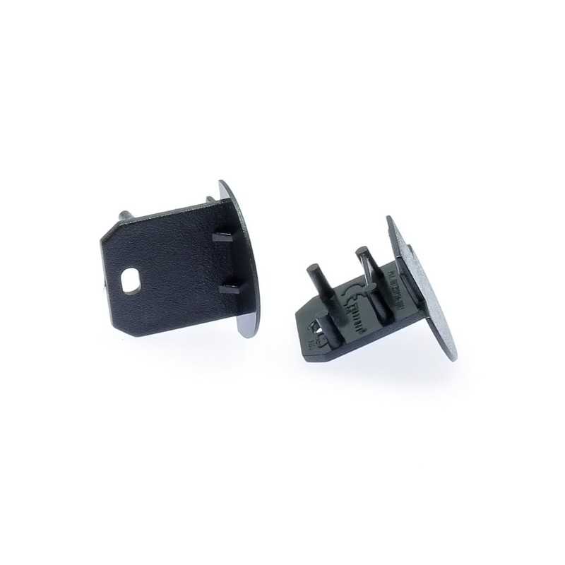 Bouchons de terminaison NOIRS pour profilé LED DEEP (x2)