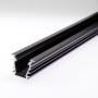Profilé deep aluminium noir au détail spécial éclairage led