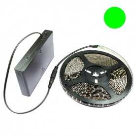 Kit Led flexible vert avec boîtier piles