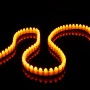 Bandeau led silicone orange