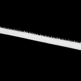 Bande Velcro blanche partie crochet de 8mm de large pour bande led unicolore