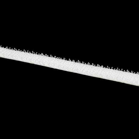 Bande Velcro blanche partie crochet de 8mm de large pour bande led unicolore