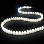 Bande LED silicone blanche 12V 96LED/m étanche 1m