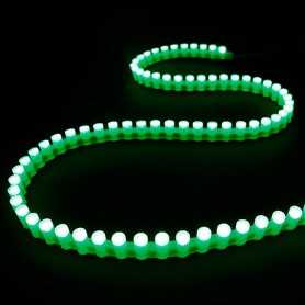 Bande led silicone 96leds/m vert de 1m - Etanche IP65