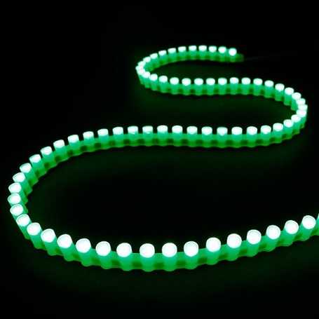 Bande led silicone 96leds/m vert de 1m - Etanche IP65