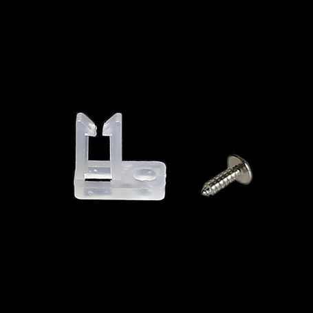Clip de fixation pour ruban led silicone