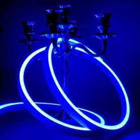 Néon LED flexible 4m bleu 12V slim étanche
