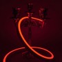 Néon LED flexible 1m rouge 12V slim étanche