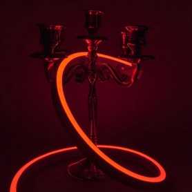 Néon LED flexible 2m rouge 12V slim étanche