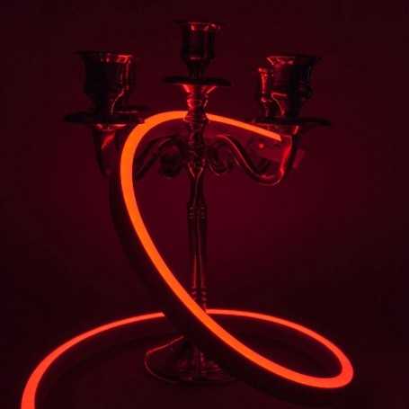 Néon LED flexible 4m rouge 12V slim étanche