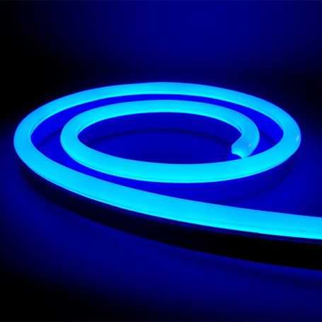 Néon LED Bulbe bleu 24V étanche 15m. Qualité PREMIUM