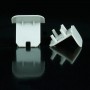 KIT profilé LED aluminium DEEP de 1m avec diffuseur transparent