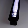 KIT profilé LED aluminium DEEP NOIR de 1m avec diffuseur givré
