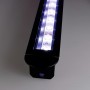 KIT profilé LED aluminium DEEP NOIR de 1m avec diffuseur transparent