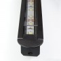 KIT profilé LED aluminium DEEP NOIR de 1m avec diffuseur transparent