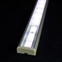 KIT profilé LED aluminium SURFACE L de 1m avec diffuseur givré