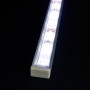 KIT profilé LED aluminium SLIM de 1m avec diffuseur transparent