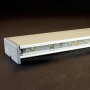 KIT profilé LED aluminium BACK de 1m avec diffuseur transparent