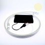 Néon LED flexible 3m blanc chaud avec boîtier piles