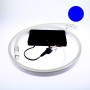Néon LED flexible 3m bleu avec boîtier piles