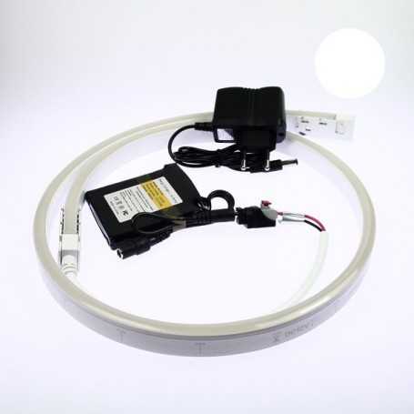 Néon LED flexible 5m blanc avec batterie 4200 mAh