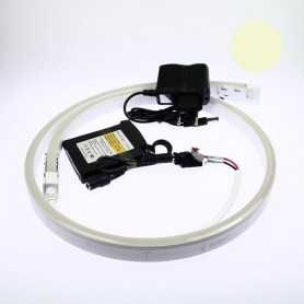Néon LED flexible 4m blanc chaud avec batterie 1800 mAh