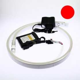 Néon LED flexible 4m rouge avec batterie 4200 mAh
