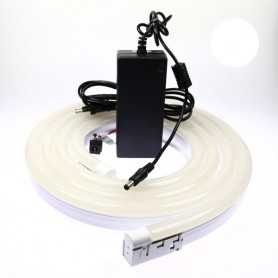 Kit néon LED bulbe blanc 3m avec alimentation 220V
