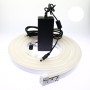 Kit néon LED bulbe blanc 3m avec alimentation 220V