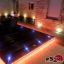 Kit néon LED bulbe RGB DMX 10m contrôleur 3 canaux 220V