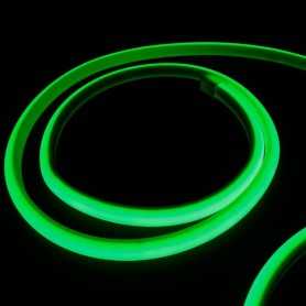 Kit ruban LED néon vert étanche IP68 5m avec boitier piles