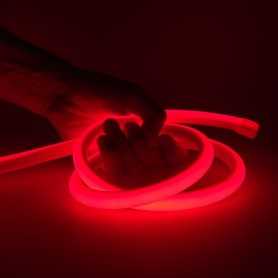 Kit ruban LED néon rouge étanche IP68 5m avec alimentation 220V