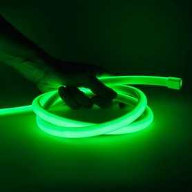 Kit ruban LED néon vert étanche IP68 5m avec alimentation 220V