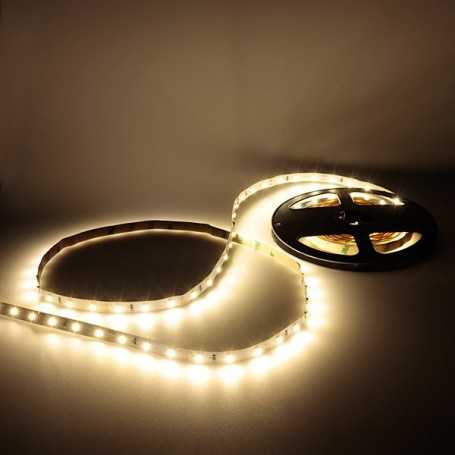 Bande LED blanc chaud 60LED/m IP20 2m50