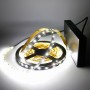 Kit bande LED blanche 60LED/m IP20 2m50 avec boitier piles
