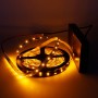 Kit bande LED orange 60LED/m IP20 2m50 avec boitier piles