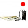 Kit ruban LED rouge 60LED/m IP20 5m avec batterie 1800mAh