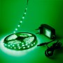 Kit ruban LED vert 60LED/m IP20 2m50 avec alimentation 220V