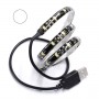 Bande LED USB tuning PC 5V blanche 60LED/m étanche 50cm