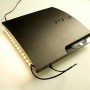 Bande LED USB tuning PC 5V blanche 60LED/m étanche 50cm