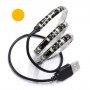 Bande LED USB tuning PC 5V orange 60LED/m étanche 100cm