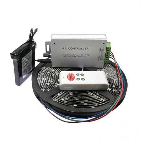 Kit bande led RGB 2,5m avec capteur de son et batterie rechargeable 1800mAh