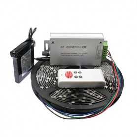 Kit ruban led RGB 5m  avec capteur de son et batterie rechargeable 1800mAh