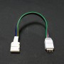 Raccord rapide RGB mâle pour bande LED RGB non étanche IP20