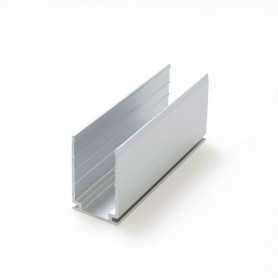 U de fixation en alu pour néon led flexible bulbe