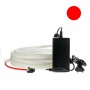 Kit ruban LED néon rouge étanche IP68 2m50 avec alimentation 220V