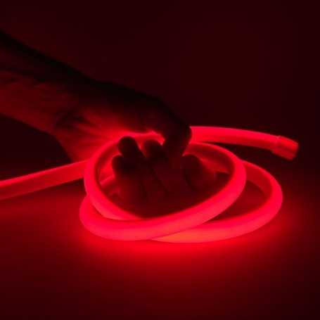 KIT ruban LED rouge haute luminosité sans points 220V