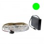 Kit ruban LED side vert 60LED/m étanche 5m avec boitier piles
